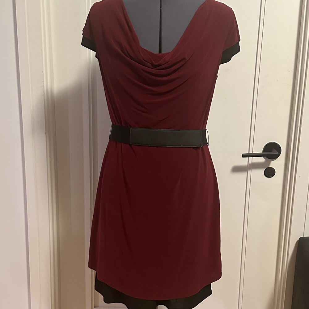 Marc New York Pinot Noire Crepe Jersey Dress